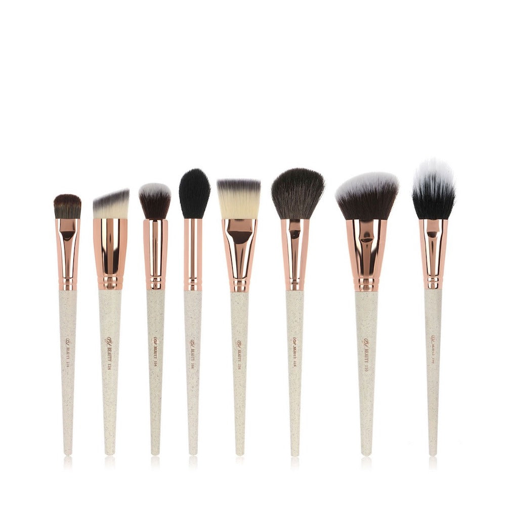 Face Set Brushes New - 8 Pcs bjbeautykuwait