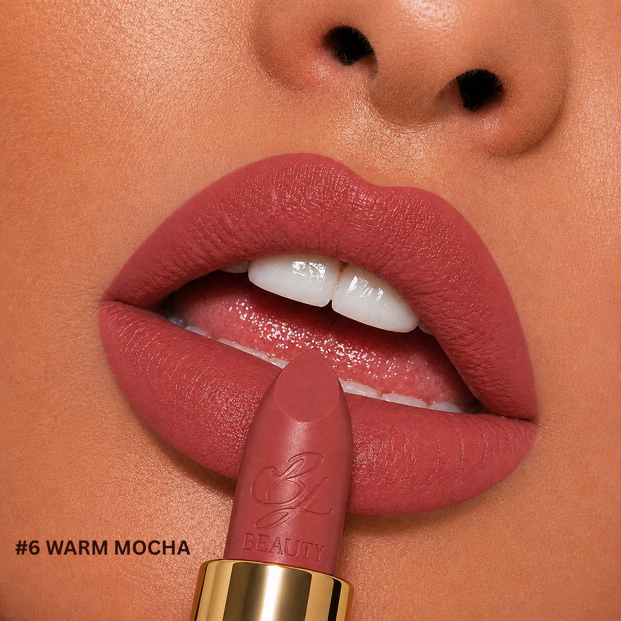 أحمر شفاه غير لامع - #6 WARM MOCHA